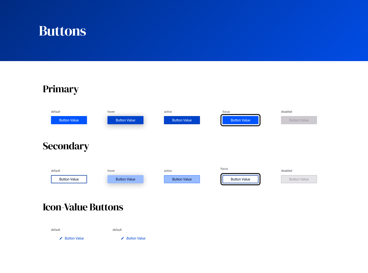 Boost Primary, Secondary, and Icon-Value Buttons